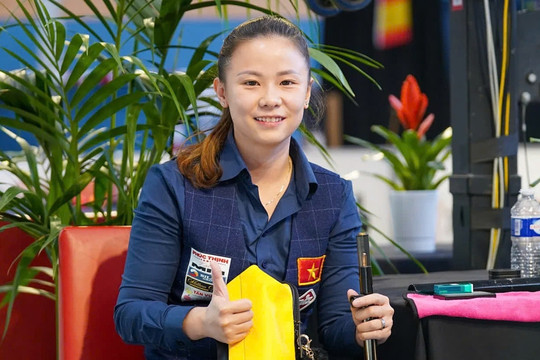 Vietnam wins first-ever medal at Women's World Three-cushion Championship