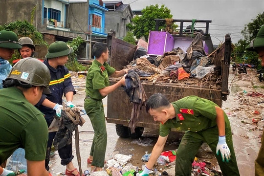 Provinces and cities work on cleanup, treating patients after Typhoon Yagi