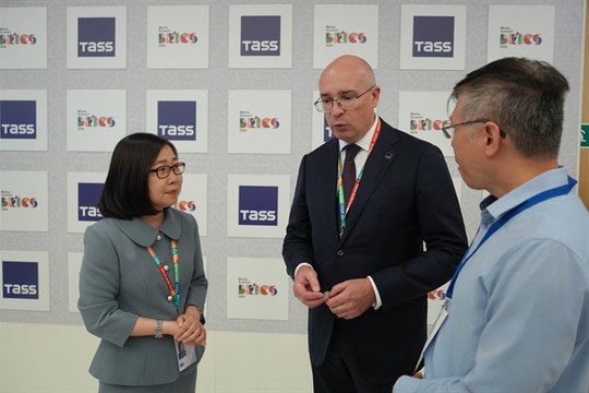 Vietnam News Agency attends celebration of TASS’s 120th anniversary, BRICS Media Summit