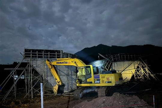 One dead after under-construction underpass on Tuyên Quang - Hà Giang Expressway collapses