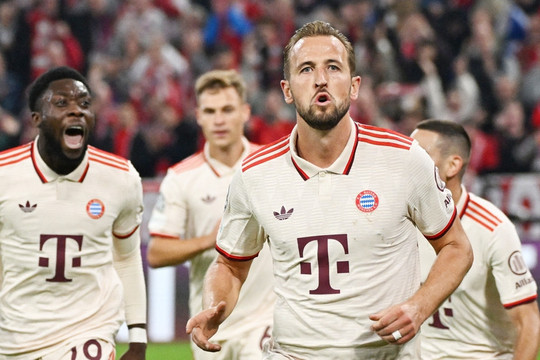 Bayern Munich thắng 9-2 ở Champions League