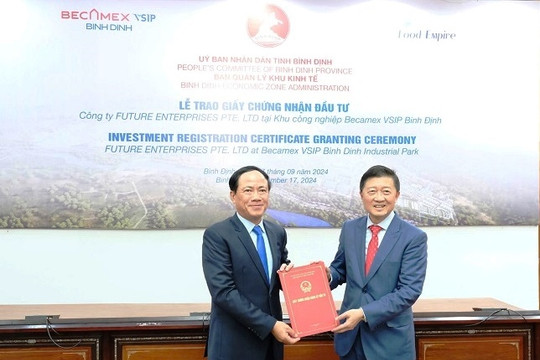 Singapore invests over US$80 million in coffee factory in Binh Dinh