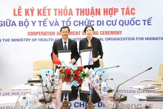 IOM and Ministry of Health sign partnership to promote migrants' health