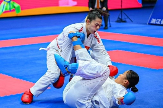 Vietnam win golds, placed second in Asian karate championships