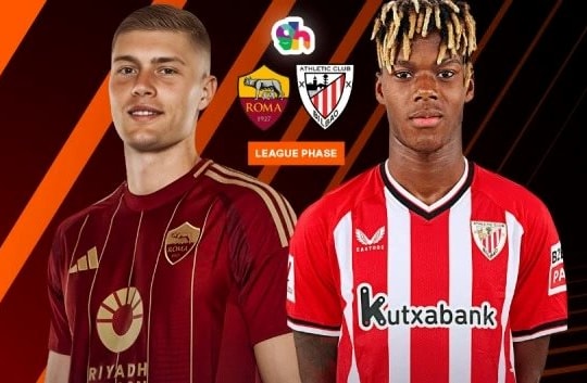 Lịch thi đấu bóng đá hôm nay 26/9: Europa League: Roma vs Athletic Bilbao, Tottenham vs Qarabag, Lyon vs Olympiacos; La Liga: Celta vs Atletico Madrid