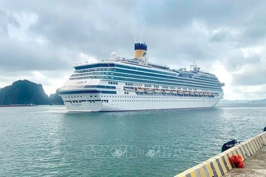 Cruise ship brings 2,000 foreign tourists to Ha Long Bay