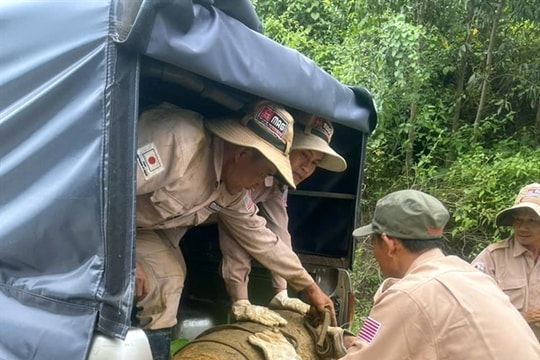 350-kg wartime bomb discovered in Quảng Bình