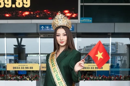 Quang Nam native departs for Miss Grand International 2024 in Cambodia