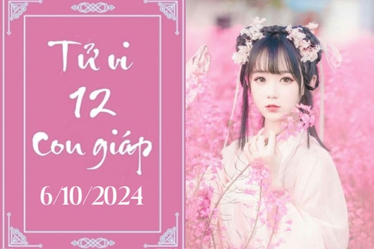 Tử vi 12 con giáp hôm nay ngày 6/10/2024: Thìn phát triển, Thân nóng vội