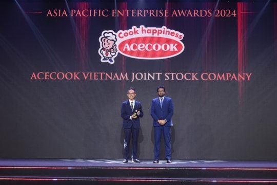 Acecook Vietnam honoured at Asia Pacific Enterprise Awards