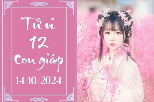 Tử vi 12 con giáp hôm nay ngày 14/10/2024: Dần khó khăn, Thân chậm trễ