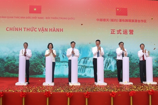 Bản Giốc-Detian Waterfall Scenic Zone officially opened