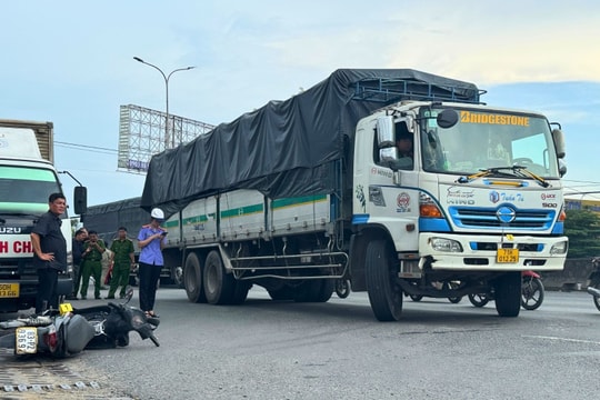 Dựng lại hiện trường vụ tài xế xe tải nghi cố tình cán chết người ở quốc lộ 51