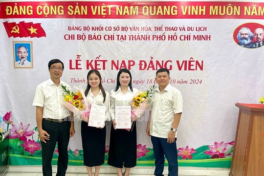 Quan tâm tạo nguồn phát triển Đảng trong lực lượng phóng viên báo chí