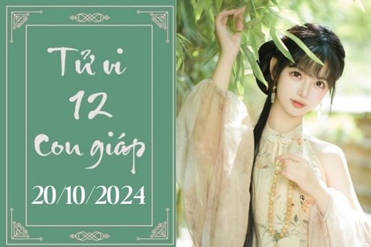 Tử vi 12 con giáp hôm nay ngày 20/10/2024: Sửu khó khăn, Thân nóng vội