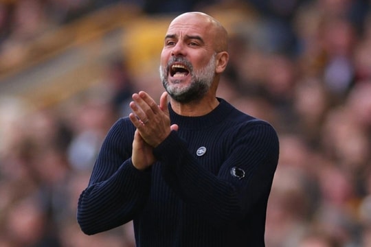 HLV Guardiola bảo vệ bàn thắng gây tranh cãi của Man City