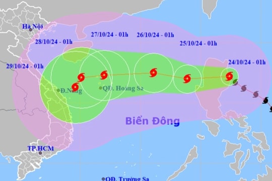 Bão Trà Mi rất phức tạp, 2 kịch bản xảy ra khi vào vùng biển nước ta