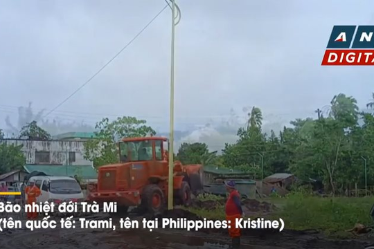 Bão Trà Mi nhấn chìm nhiều vùng ở Philippines, ít nhất 14 người thiệt mạng 