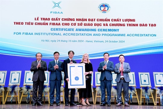 Vietnamese university granted int'l certificate of educational facility quality standards

