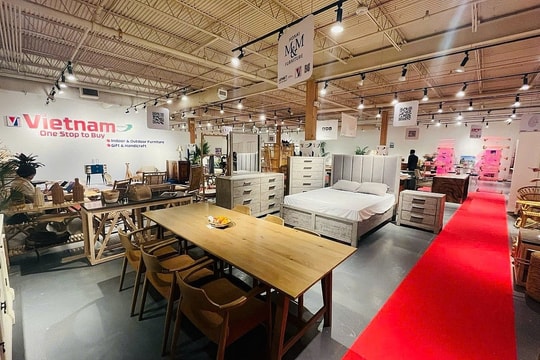 Local firms promote wooden furniture at High Point Market Fall 2024 in US