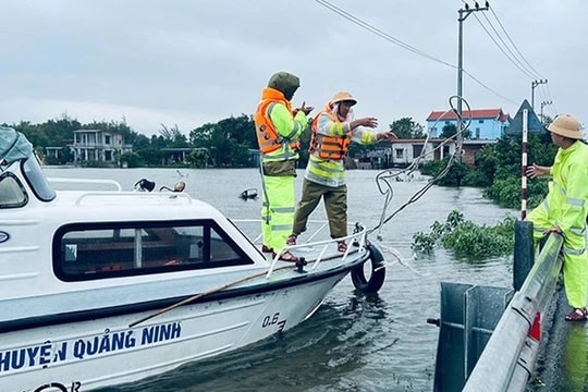 Tìm thấy người đàn ông mất tích trong lũ ở Quảng Bình