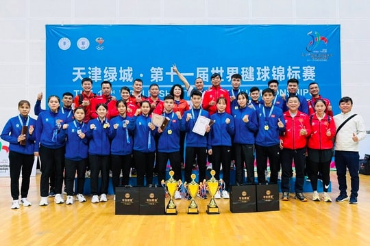 Vietnam tops medal tally at world shuttlecock tourney