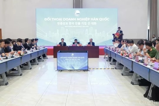 Binh Duong leaders hold dialogue with RoK enterprises