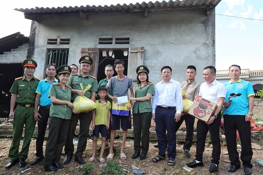 Bắc Giang police supports local community