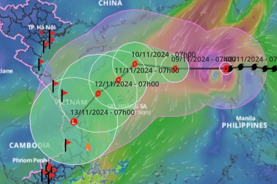 Bão Yinxing ảnh hưởng thế nào đến đất liền nước ta?