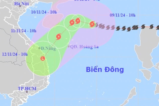 Bão Yinxing nhiều ngày duy trì cấp rất mạnh trước khi suy yếu nhanh