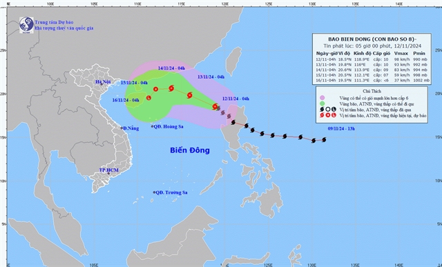 Urgent directive issued as Tropical Storm Toraji strengthens in the East Sea