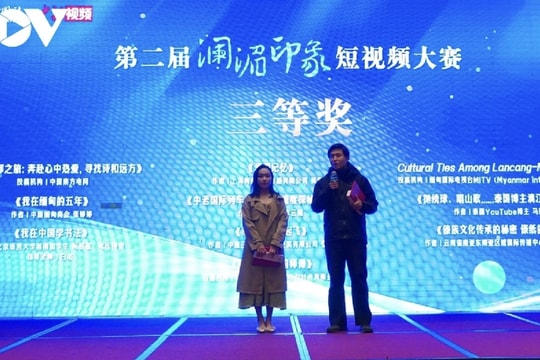 Vietnamese students win Short Video Contest in China