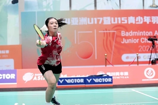 Teenager brings hope for Vietnamese badminton