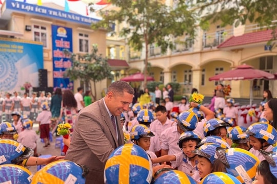 Helmets given to kids for a safer tomorrow