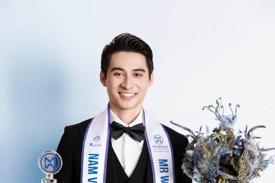 Vietnamese model wins first runner-up title at Mr World 2024