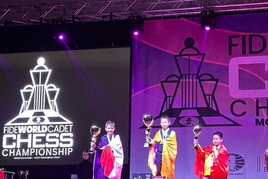 Vietnam clinches two bronzes at FIDE World Cadet Championship 2024