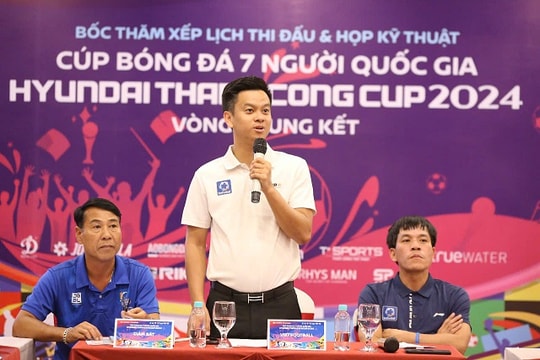 Khởi tranh vòng chung kết Cúp bóng đá 7 người Quốc gia 2024