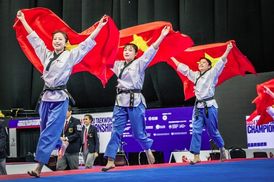 Vietnamese Taekwondo athletes take second gold at global championships