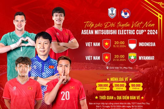 Mua vé xem tuyển Việt Nam tại ASEAN Cup 2024 ở đâu?