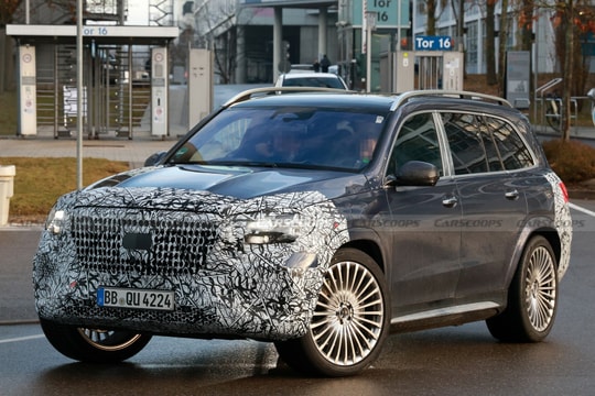 Mercedes-Maybach GLS 2026 lộ ảnh chạy thử