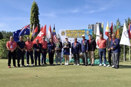 Vietnamese golfer wins Malaysian Amateur Open 2024