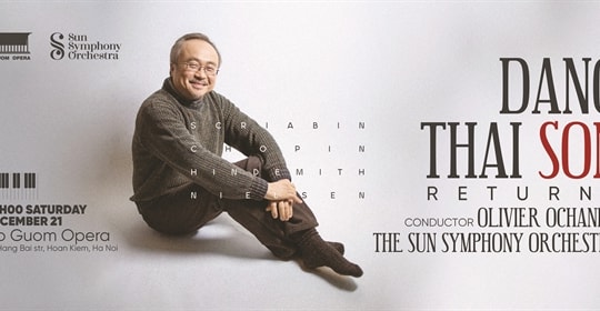 Pianist Đặng Thái Sơn returns