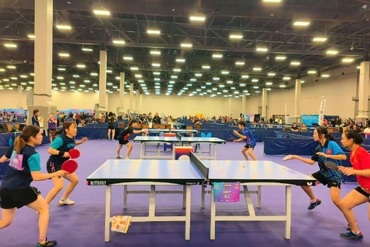 Vietnamese athletes secure silver at US Open Table Tennis Championships