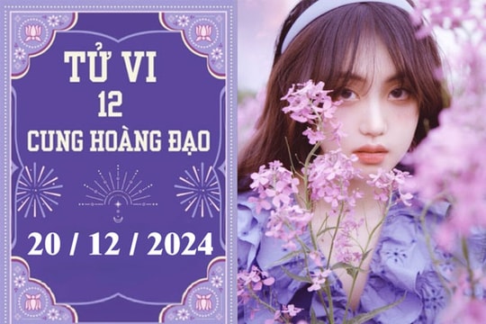 Tử vi 12 cung hoàng đạo ngày 20/12: Song Tử khó khăn, Xử Nữ chậm trễ