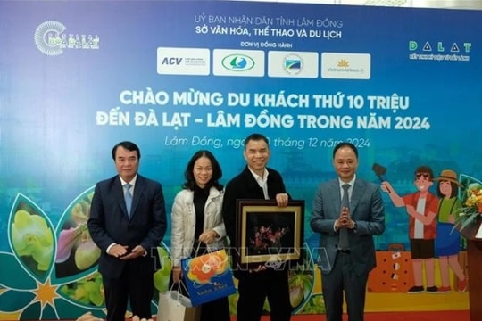 Lam Dong welcomes 10 millionth tourist in 2024