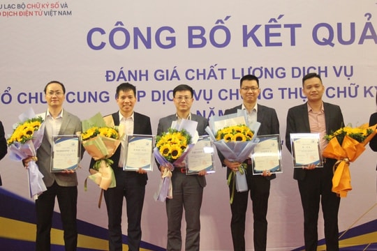 Công bố 5 doanh nghiệp có dịch vụ chứng thực chữ ký số tốt nhất năm 2024