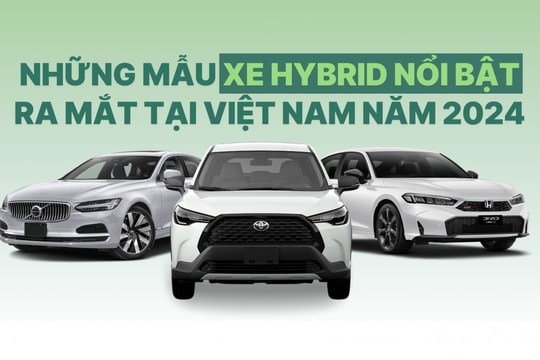 Những mẫu xe hybrid nổi bật ra mắt tại thị trường Việt Nam năm 2024