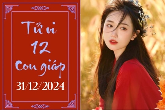 Tử vi 12 con giáp hôm nay ngày 31/12/2024: Tý ổn định, Sửu khó khăn