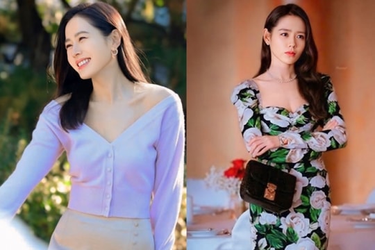 Diện tóc dài nền nã, trẻ trung như Son Ye Jin