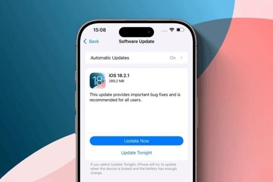 Lỗi mới 'nối đuôi nhau' xuất hiện trên iOS 18.2.1